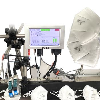 Stroj na automatické označovanie výrobnej linky